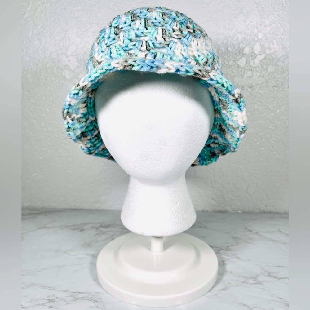 Multicolor Crochet Bucket Hat